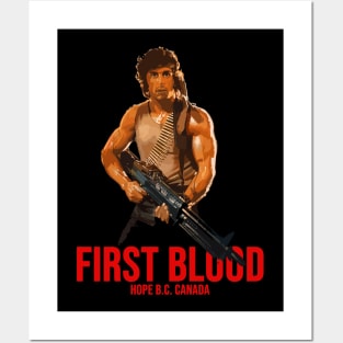 FIRST BLOOD - HOPE BC CANADA Posters and Art